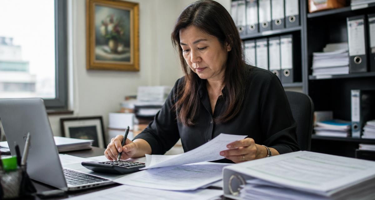ทีมบัญชีและภาษีจัดทำงบการเงินและแบบยื่นภาษีสำหรับธุรกิจในประเทศไทย